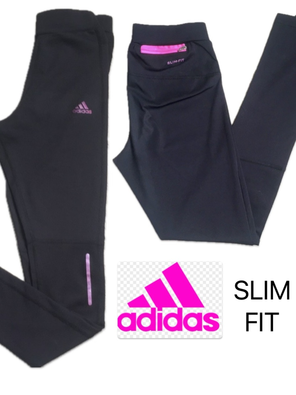 Adidas Slim Fit Leggings - High Waisted & Functional • Size Small 😍